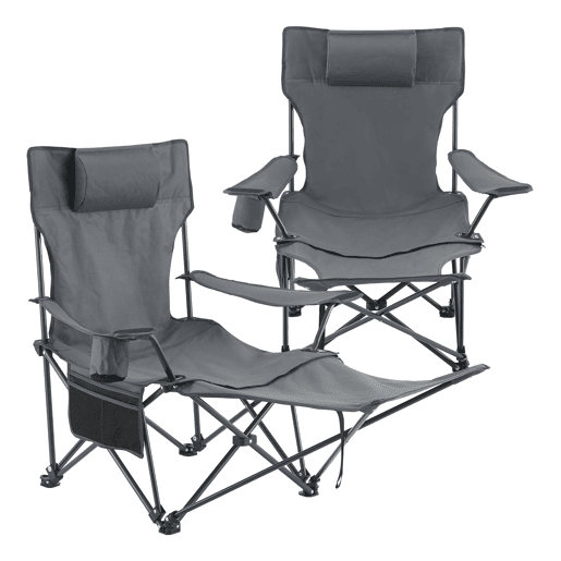 Mesa portátil com 2 cadeiras de campismo dobráveis Bellante Tecido de aço - Cinzento casa.pro Mesa portátil com 2 cadeiras de campismo dobráveis Bellante Tecido de aço - Cinzento casa.pro