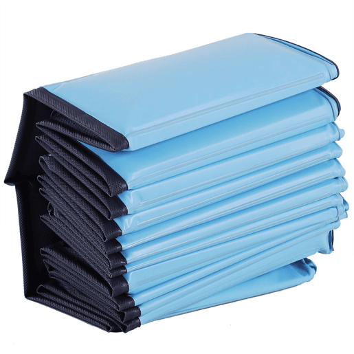 PawHut Piscina Dobrável para Cães Gatos Banheira Portátil para Animais de Estimação PVC Antiderrapante Múltiplo Uso para Interior e Exterior Ø120x30 cm Azul