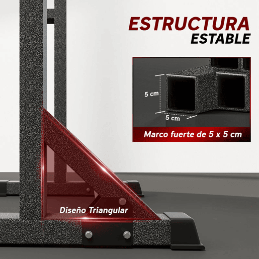 SPORTNOW Suporte para Barras de Pesos Multifuncional com Largura e Altura Ajustáveis Suporte de Musculação com Estrutura de Aço Carga 200 kg para Treino em Casa Ginásio 60-87x65x121-158 cm Preto
