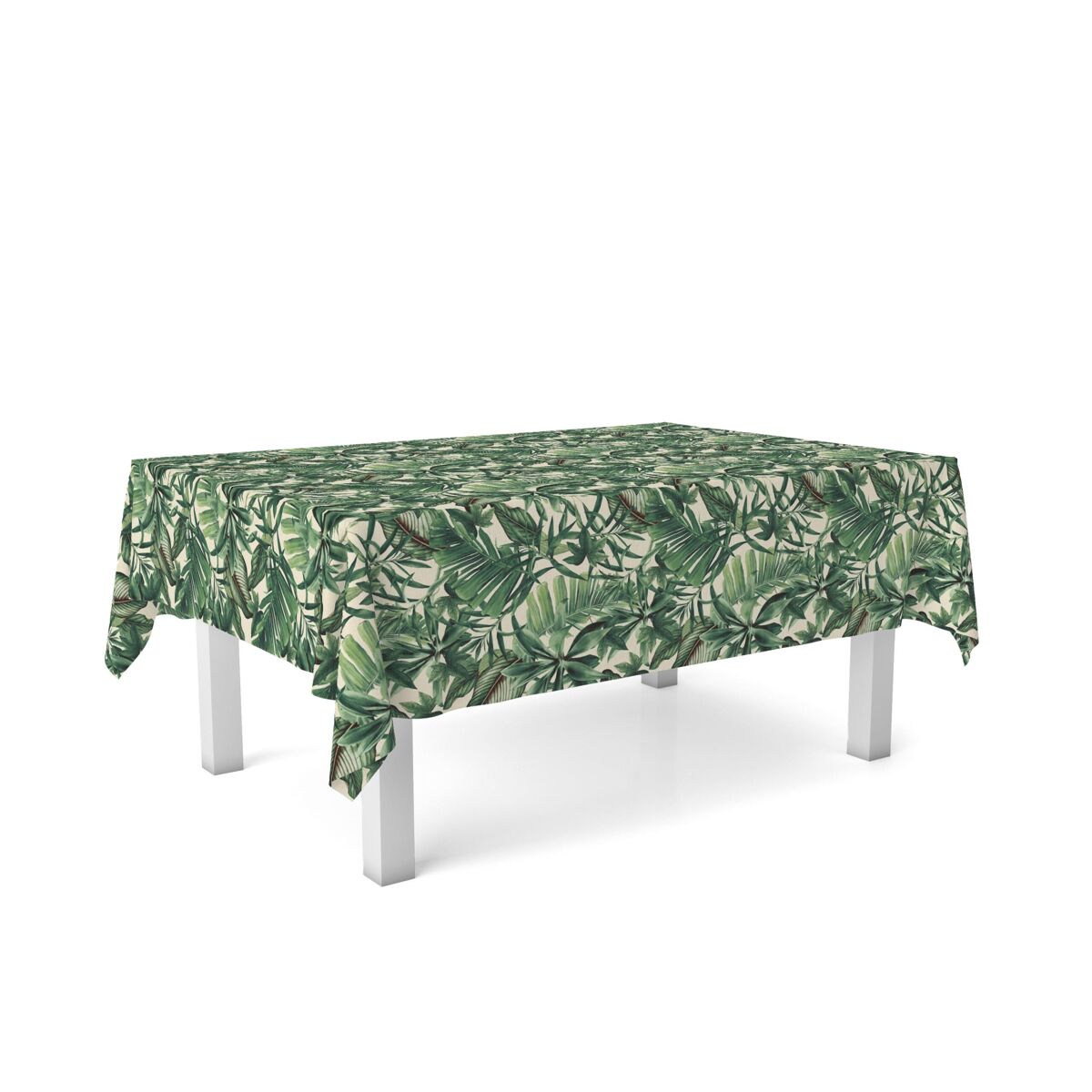 Mantel resinado gia verde 240x140cm donegal collections