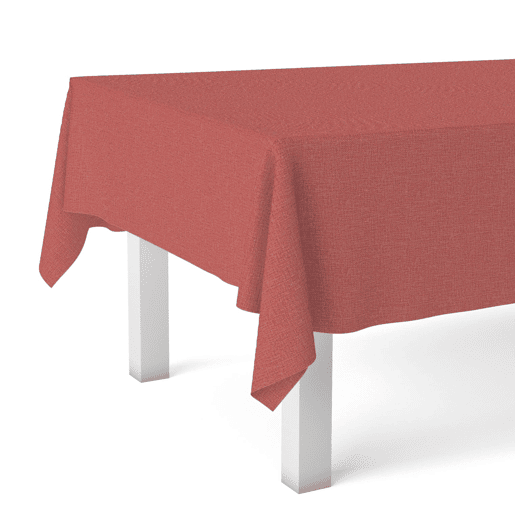 Toalha de Mesa Hule Ter Rojo 300x140cm Donegal Collections