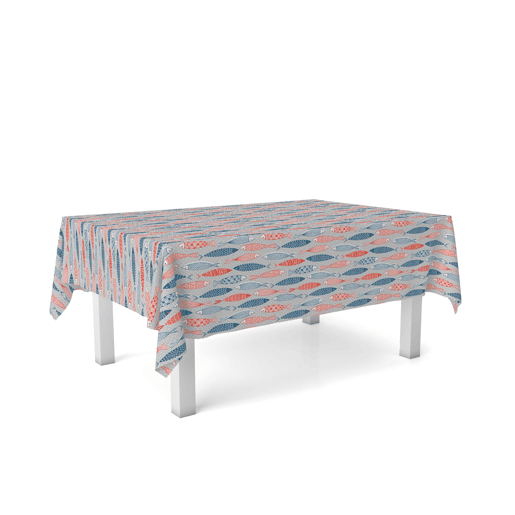 Toalha de Mesa Resinada Fish 240x140cm Donegal Collections