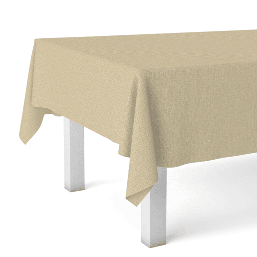 Toalha de Mesa Hule Ter Beige 100x140cm Donegal Collections