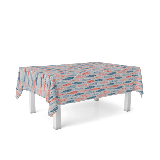 Toalha de Mesa Resinada Fish 180x140cm Donegal Collections