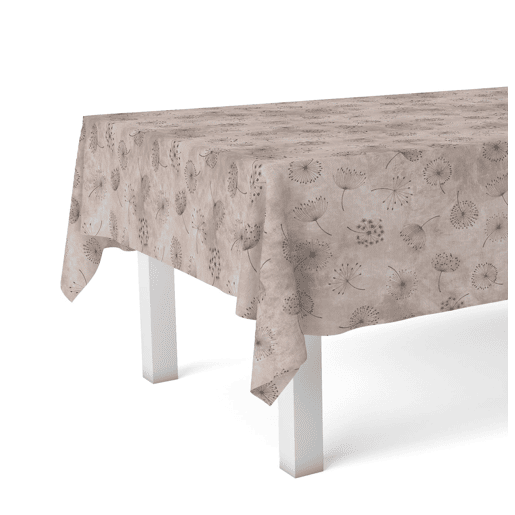 Toalha de Mesa Resinada Leon Marrón 200x140cm Donegal Collections