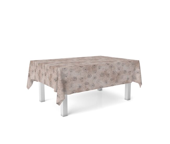 Mantel resinado leon marrón 220x140cm donegal collections
