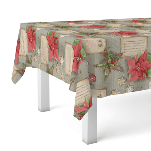 Toalha de Mesa Resinada Nadal 200x140cm Donegal Collections