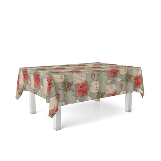 Toalha de Mesa Resinada Nadal 180x140cm Donegal Collections