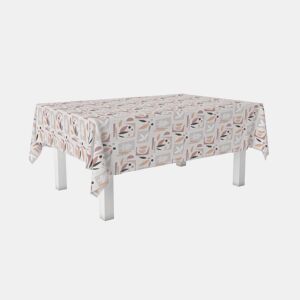 Toalha de Mesa Hule Segre Rosa 140x140cm Donegal Collections