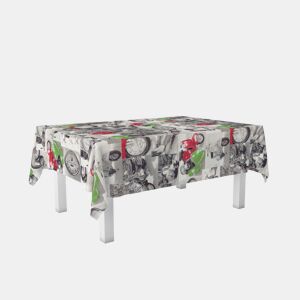 Toalha de Mesa Resinada Vespas 240x140cm Donegal Collections