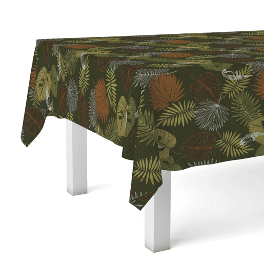 Toalha de Mesa Hule Arga Naranja 220x140cm Donegal Collections