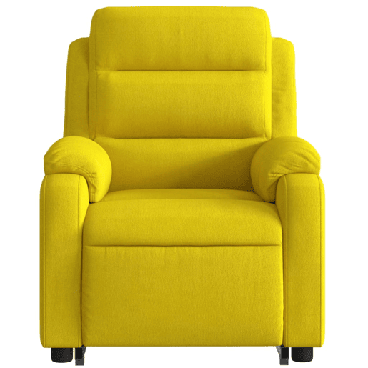 vidaXL Poltrona reclinável elevatória veludo amarelo vidaXL Poltrona reclinável elevatória veludo amarelo