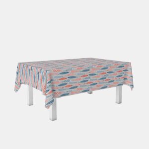 Toalha de Mesa Resinada Fish 140x140cm Donegal Collections