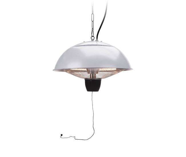 Well home calefactor de patio modelo colgante revestimiento plata