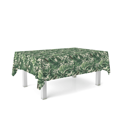 Toalha de Mesa Resinada Gia Verde 140x140cm Donegal Collections