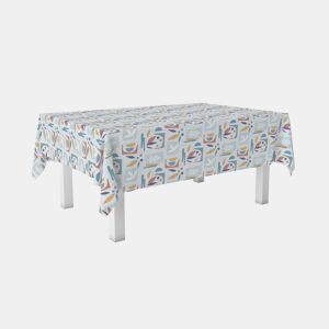 Toalha de Mesa Hule Segre Azul 300x140cm Donegal Collections