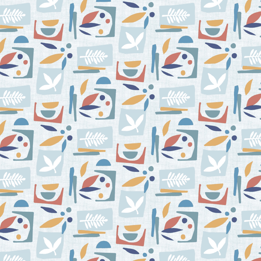 Toalha de Mesa Hule Segre Azul 300x140cm Donegal Collections