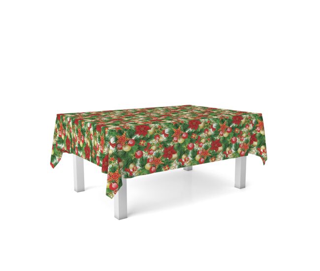 Mantel resinado estrella 220x140cm donegal collections