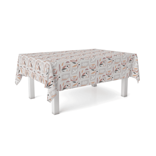 Toalha de Mesa Hule Segre Rosa 240x140cm Donegal Collections