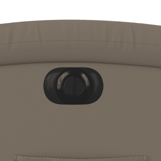 vidaXL Poltrona reclinável elétrica couro artificial cor cappuccino vidaXL Poltrona reclinável elétrica couro artificial cor cappuccino