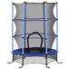 Cama Elástica Infantil Acero, PP HOMCOM Cama Elástica Infantil Acero, PP HOMCOM Azul