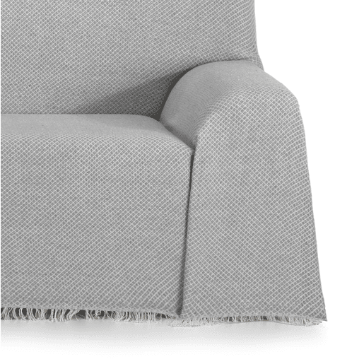Foulard Multiuso Xadrez 180x260cm Moraig Cinza Donegal Collections