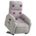 Sillón Reclinable De Masaje Sillón Reclinable De Masaje Gris Claro
