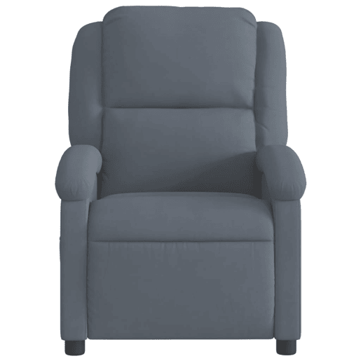 vidaXL Cadeira reclinável veludo cinzento-escuro vidaXL Cadeira reclinável veludo cinzento-escuro