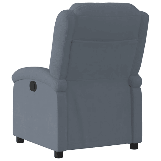 vidaXL Cadeira reclinável veludo cinzento-escuro vidaXL Cadeira reclinável veludo cinzento-escuro
