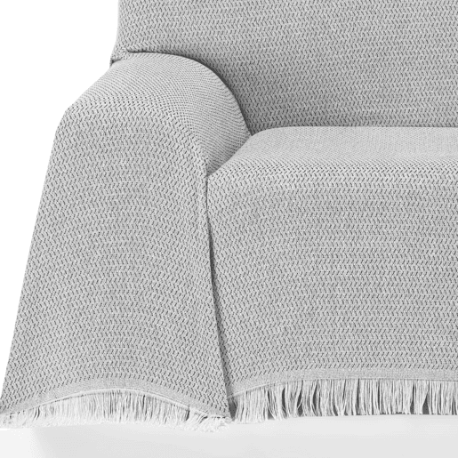 Foulard Multiuso Xadrez 300x260cm Mali Cinza Donegal Collections
