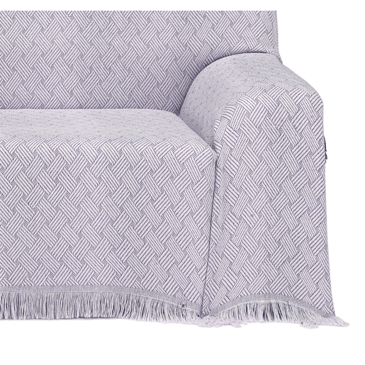 Foulard Multiuso Xadrez 180x260cm Macarelleta Lilás Donegal Collections