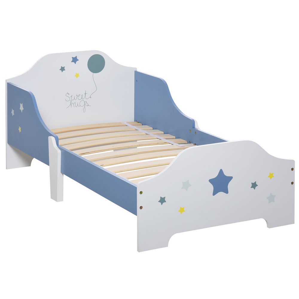 Cama Infantil MDF, Contrachapado de Álamo HOMCOM
