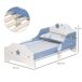 Cama Infantil MDF, Contrachapado de Álamo HOMCOM Cama Infantil MDF, Contrachapado de Álamo HOMCOM Multicolor