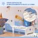 Cama Infantil MDF, Contrachapado de Álamo HOMCOM Cama Infantil MDF, Contrachapado de Álamo HOMCOM Multicolor