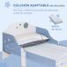 Cama Infantil MDF, Contrachapado de Álamo HOMCOM Cama Infantil MDF, Contrachapado de Álamo HOMCOM Multicolor