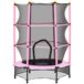 Cama Elástica Infantil Acero, PP HOMCOM Cama Elástica Infantil Acero, PP HOMCOM Rosa