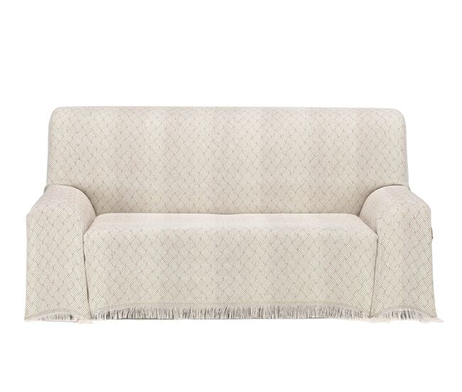 Plaid foulard multiusos 300x260cm macarelleta beige donegal collections