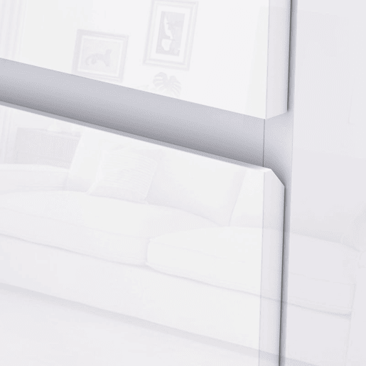 HOMCOM Cómoda com 5 Gavetas de Madeira Cómoda de Dormitório Cómoda Branca para Sala de Estar Estilo Moderno 55x33x100 cm Branco Brilhante HOMCOM Cómoda com 5 Gavetas de Madeira Cómoda de Dormitório Cómoda Branca para Sala de Estar Estilo Moderno 55x33x100 cm Branco Brilhante