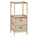 Estanteria 2 baldas 2 cajones colección KIPIT Estanteria 2 baldas 2 cajones colección KIPIT Beige