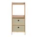 Estanteria 2 baldas 2 cajones colección KIPIT Estanteria 2 baldas 2 cajones colección KIPIT Beige