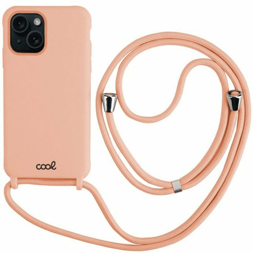 Capa para Telemóvel Cool iPhone 15 Cor de Rosa Apple
