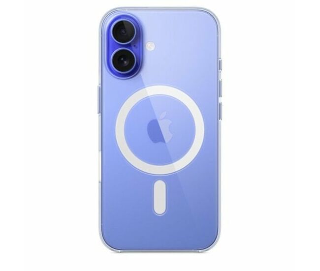 Funda para móvil apple iphone 16 transparente