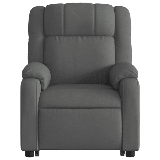 vidaXL Poltrona reclinável elevatória tecido cinzento-escuro vidaXL Poltrona reclinável elevatória tecido cinzento-escuro