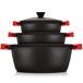 Batería de Cocina Briebe BLACKT3 Batería de Cocina Briebe BLACKT3 Negro