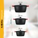 Batería de Cocina Briebe BLACKT3 Batería de Cocina Briebe BLACKT3 Negro