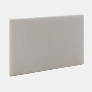 Cabeceira estofada Bari 90x60 cm Cinza