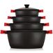 Batería de Cocina Briebe BLACKT4 Batería de Cocina Briebe BLACKT4 Negro