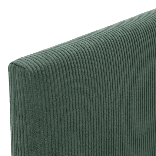 Cabeceira estofada Bari 90x60 cm Verde