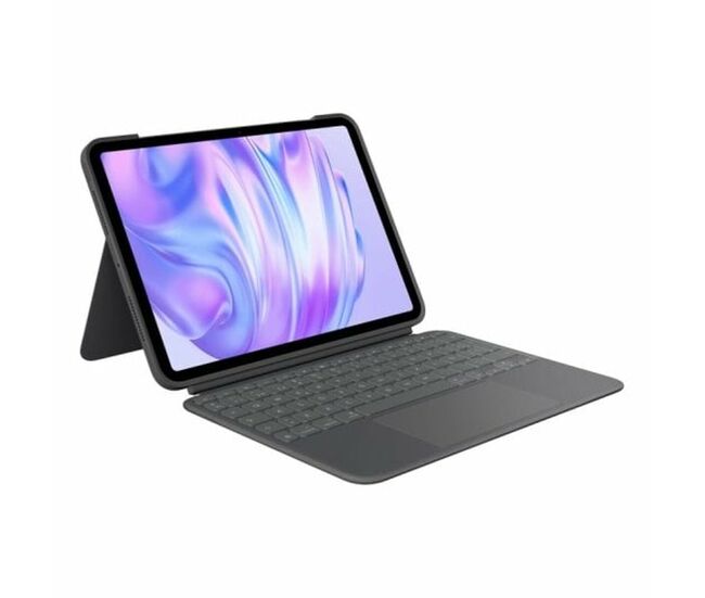 Funda para tablet logitech ipad pro 2024 negro qwerty español qwerty