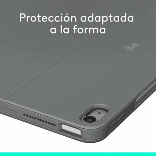Capa para Tablet Logitech iPad Air 2024 Cinzento Qwerty espanhol QWERTY